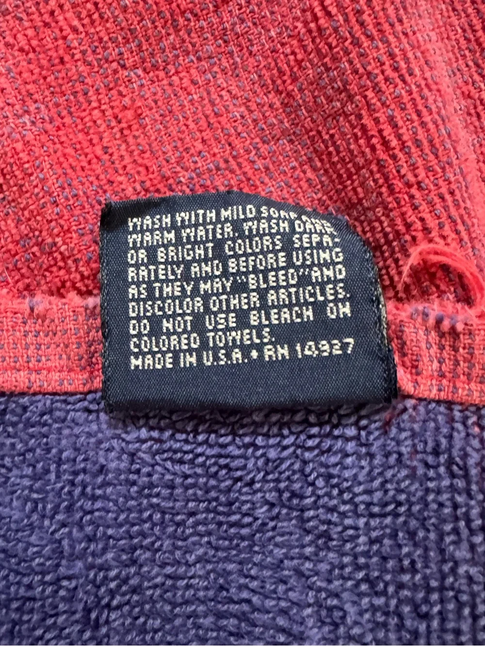 Vtg Ralph Lauren Polo Beach Towel